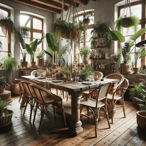 Bohemian interior style