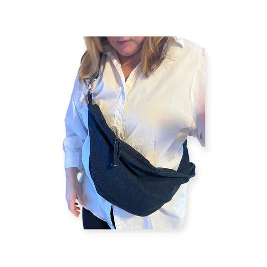 Crossbody kassi Farkku - Lahja ja Sisustus Juuttisäkki