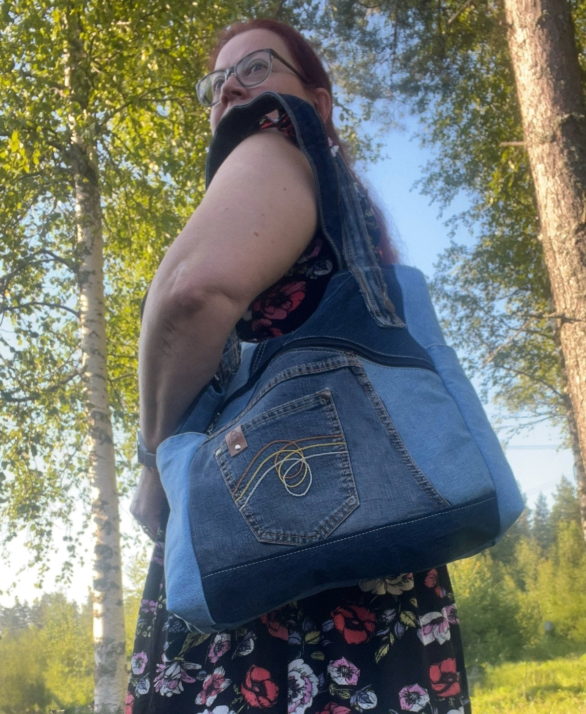 Farkkukassi Veera - Lahja ja Sisustus Juuttisäkki