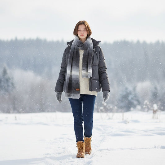 Kaulahuivi Winter - Lahja ja Sisustus Juuttisäkki