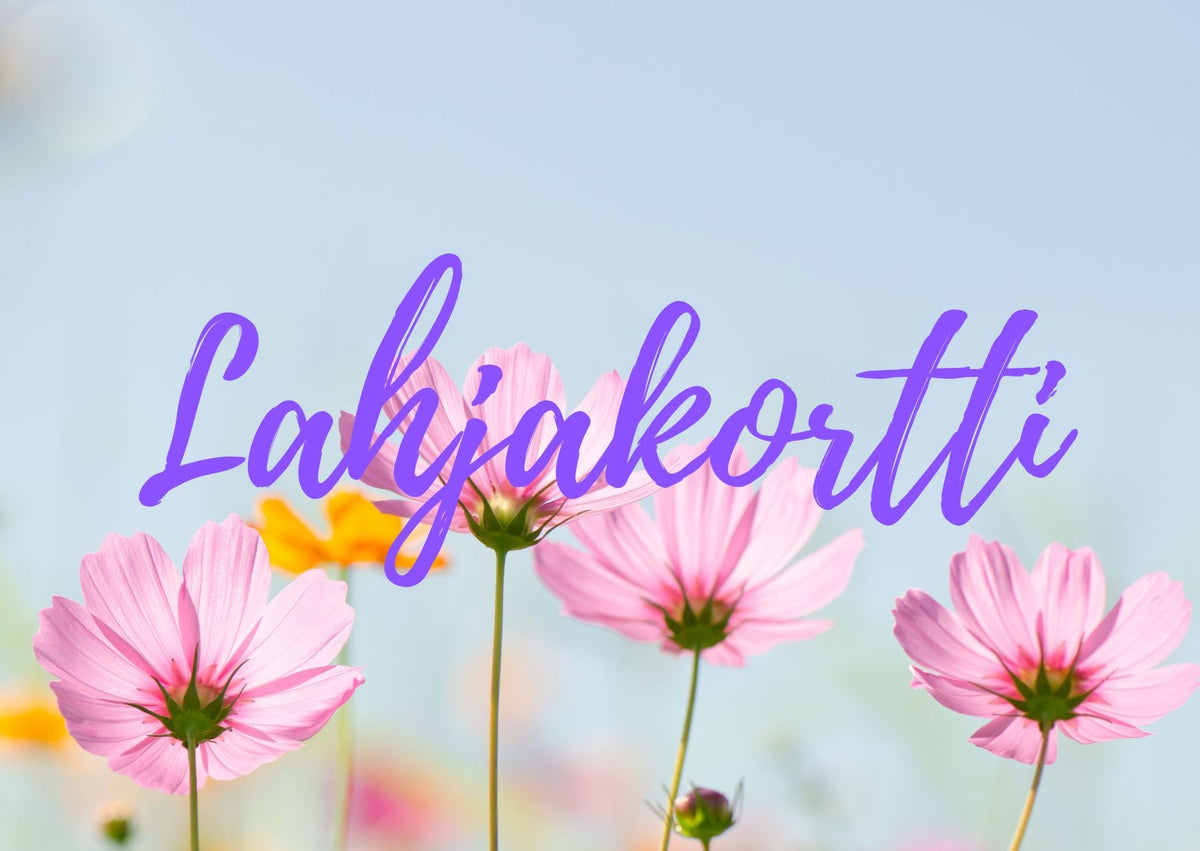 Lahjakortti - Lahja ja Sisustus Juuttisäkki