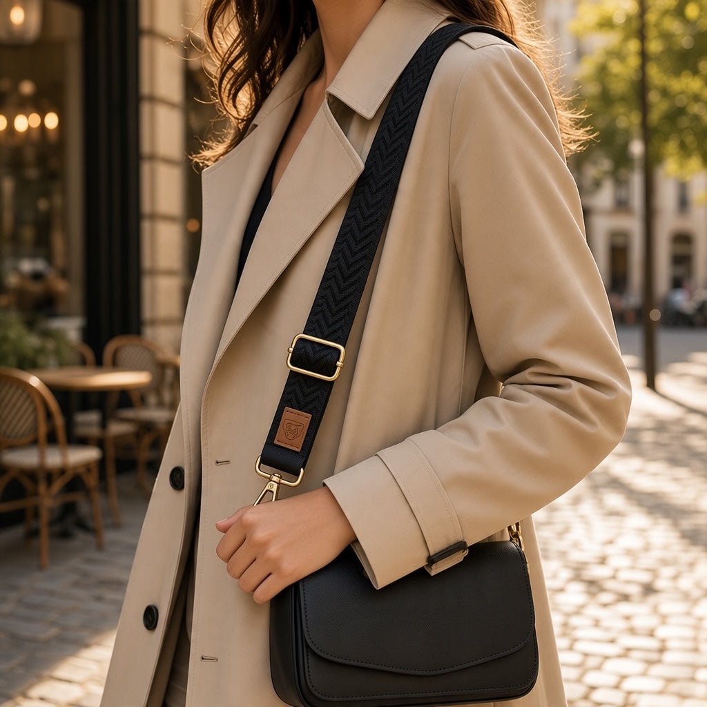 Laukun olkahihna Nuoli -Lahja ja Sisustus Juuttisäkki