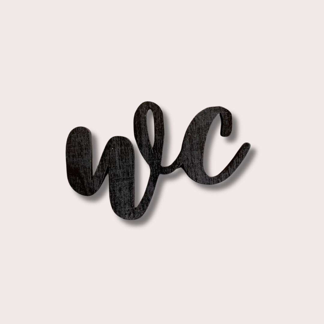 Puinen WC - kyltti - Lahja ja Sisustus Juuttisäkki