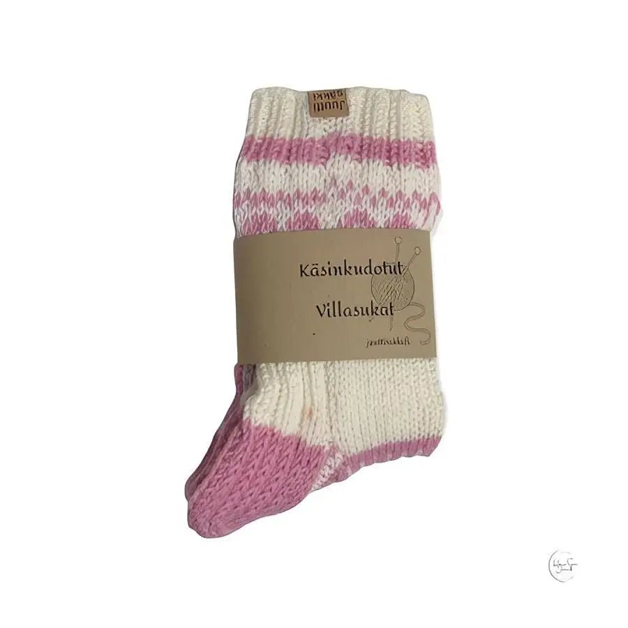 Villasukat Sydän - Lahja ja Sisustus Juuttisäkki