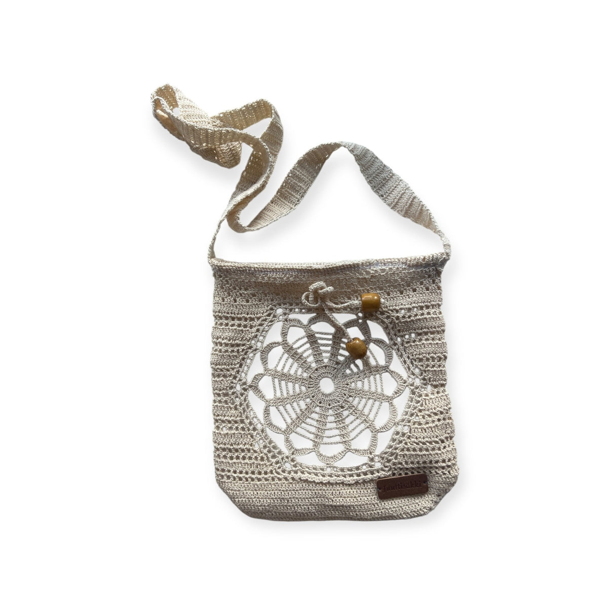 Virkattu pieni olkalaukku - Lahja ja Sisustus Juuttisäkki - 