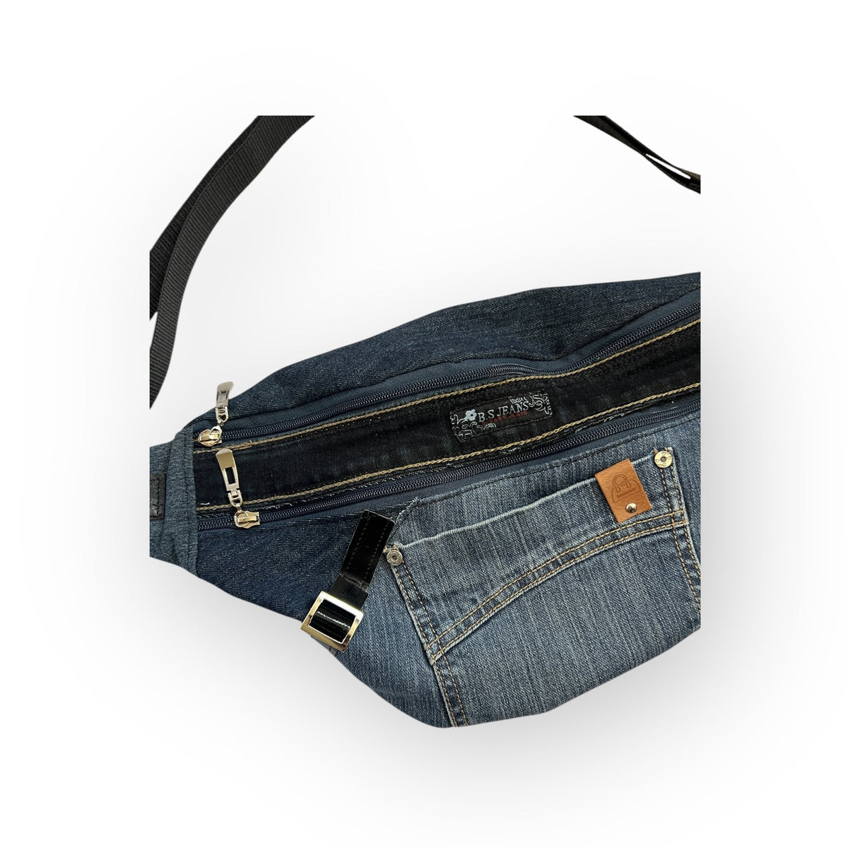 Vyölaukku - crossbody Farkku - Lahja ja Sisustus Juuttisäkki