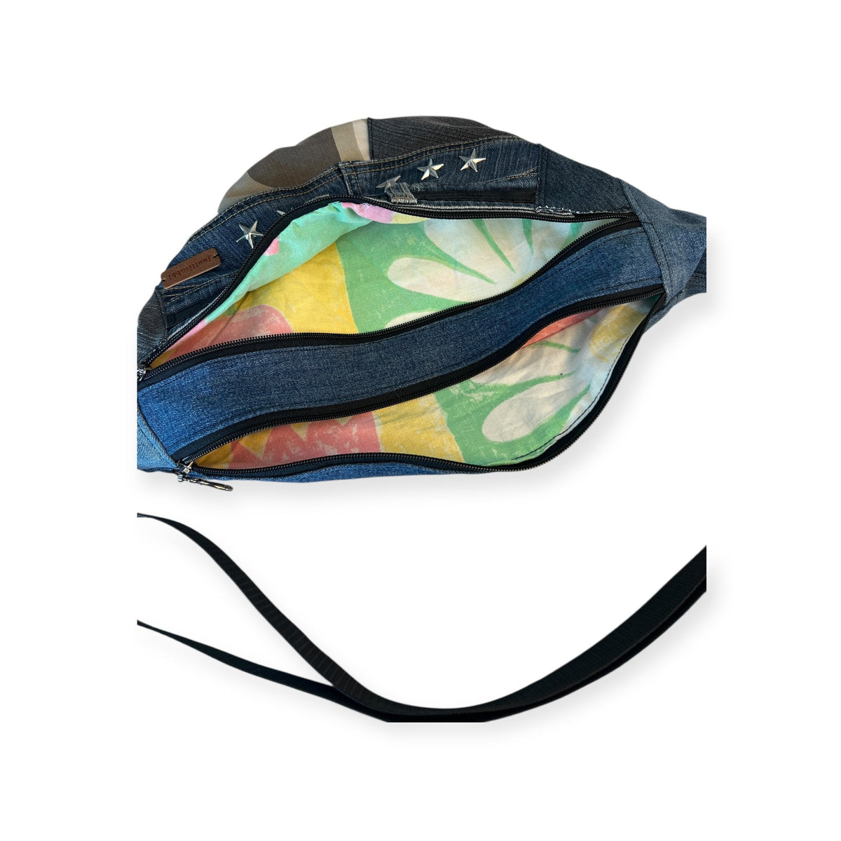 Vyölaukku - crossbody Farkku - Lahja ja Sisustus Juuttisäkki