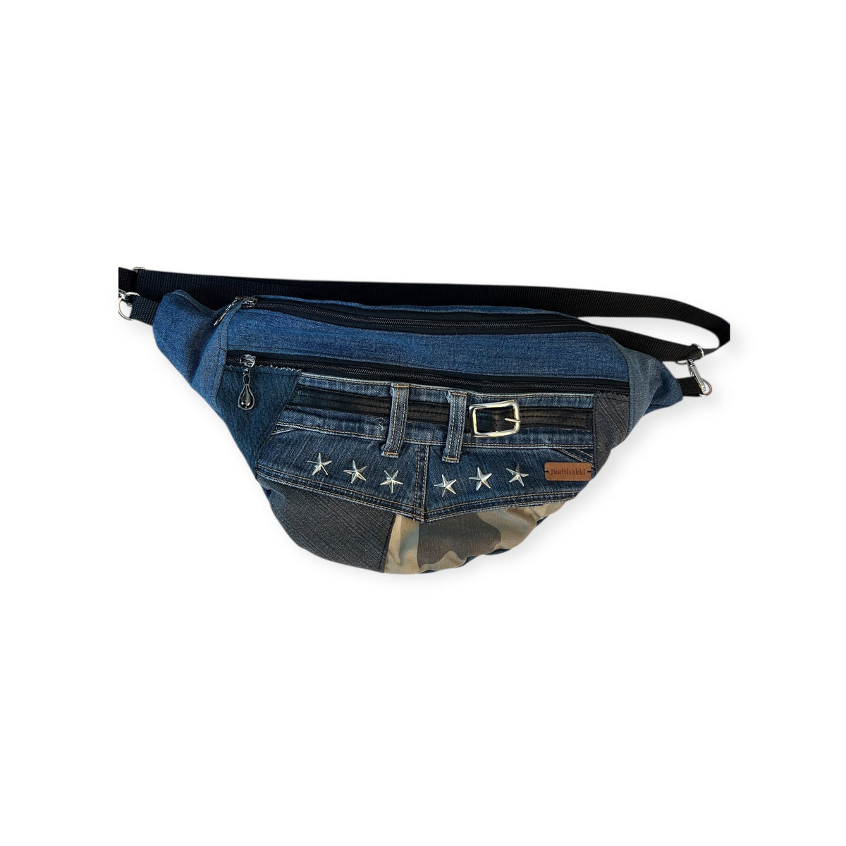 Vyölaukku - crossbody Farkku - Lahja ja Sisustus Juuttisäkki